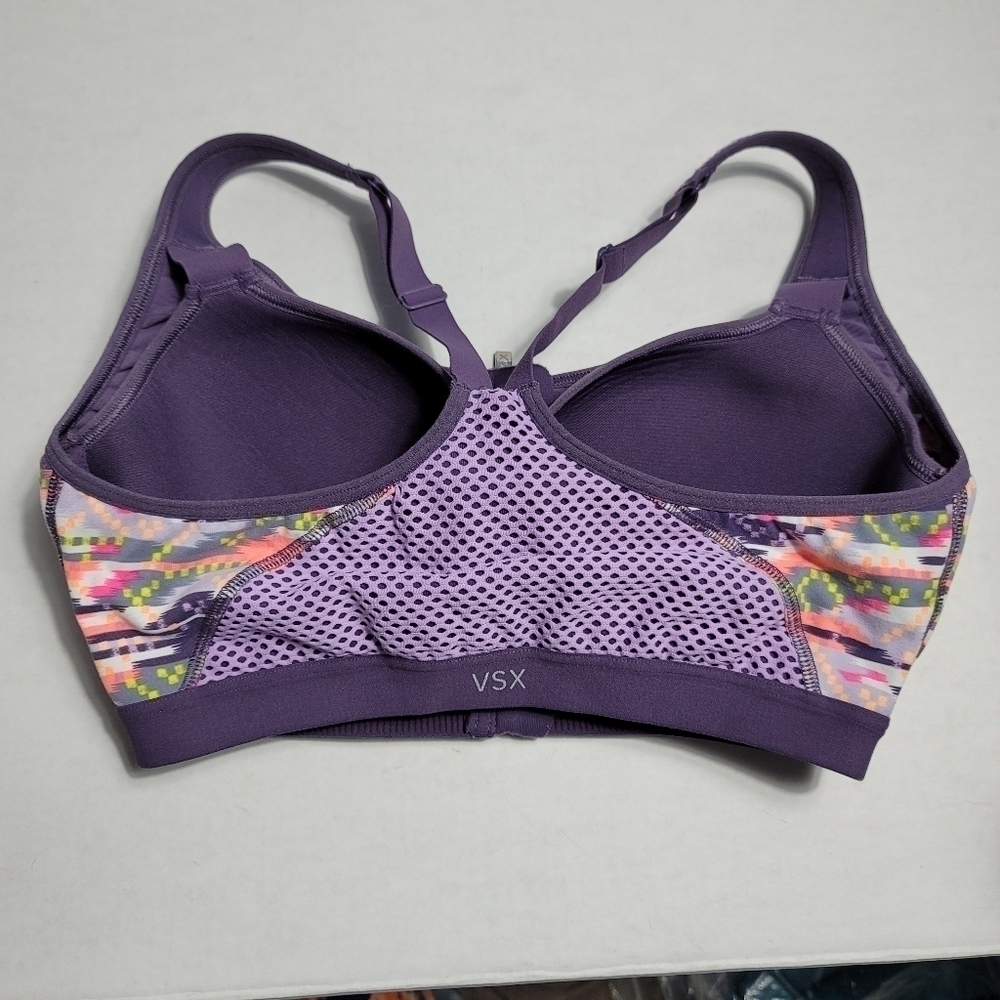 VSX Victoria's Secret Sport Zip Front Bra 34D - Picture 3 of 7